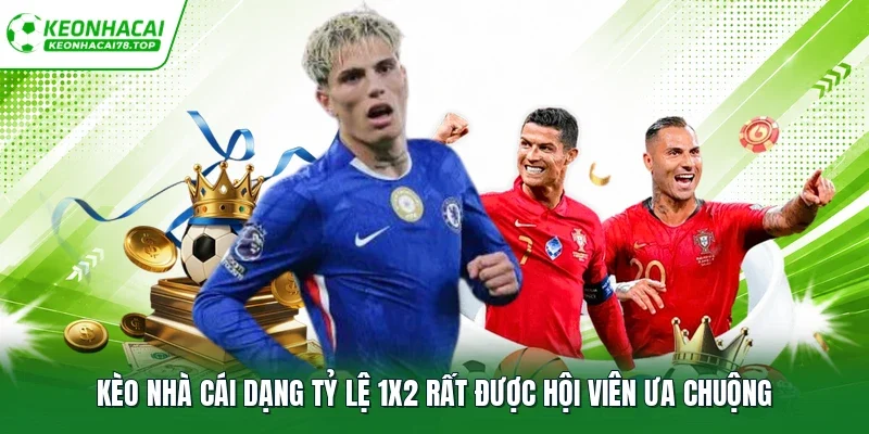 Kèo nhà cái dạng tỷ lệ 1x2 rất được hội viên ưa chuộng