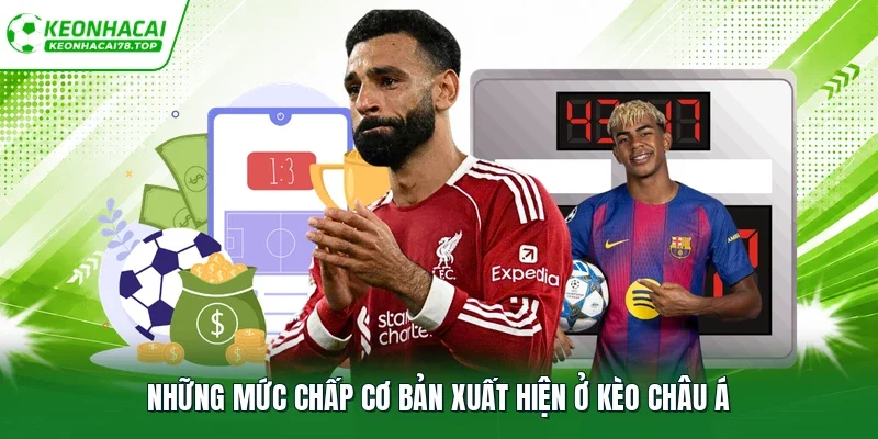 Những mức chấp cơ bản xuất hiện ở kèo châu Á